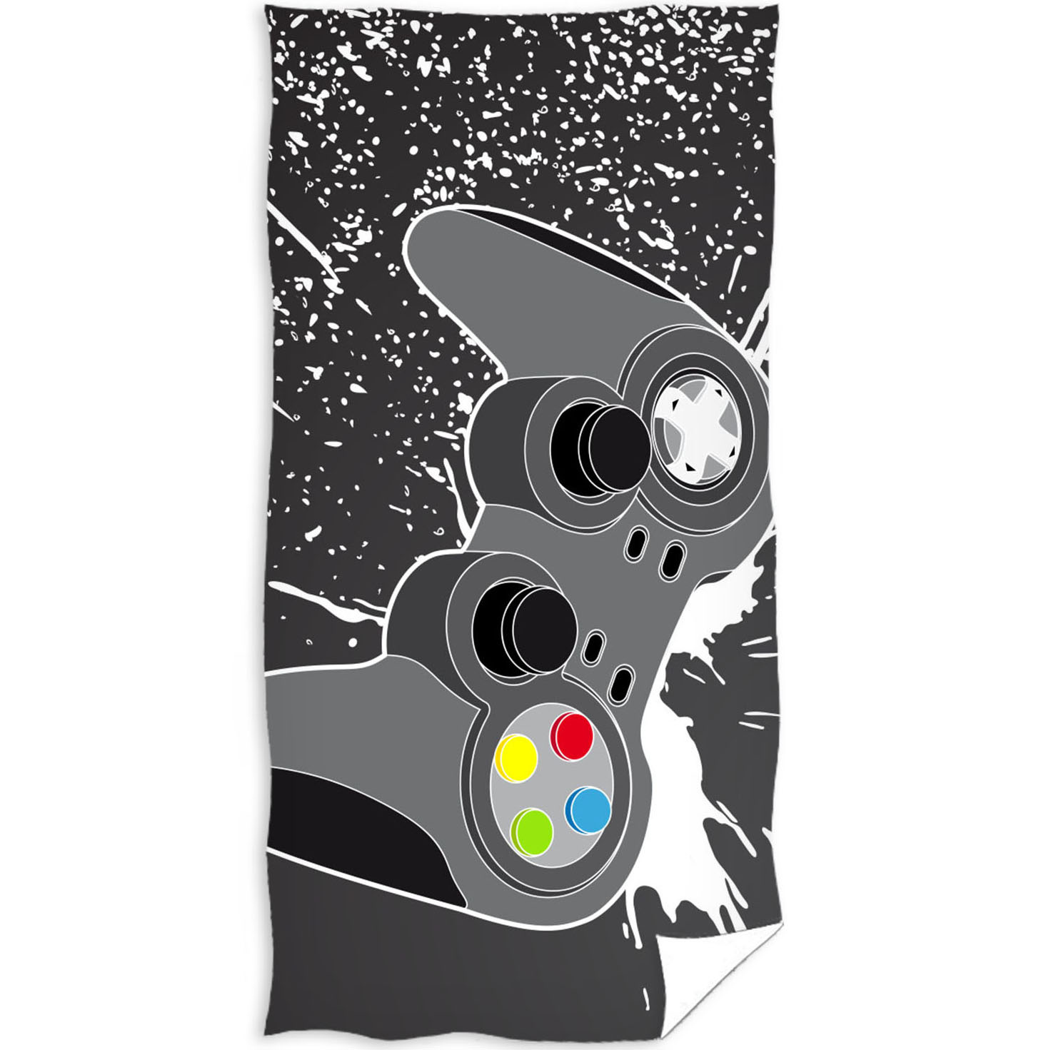 Gaming Beach towel, Controller - 70 x 140 cm - Cotton