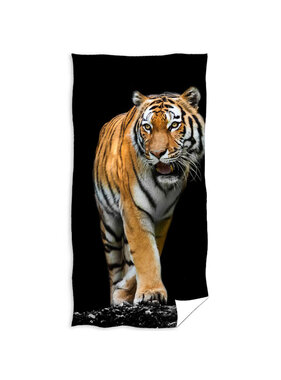 Animal Pictures Beach towel Tiger 70 x 140 cm Cotton