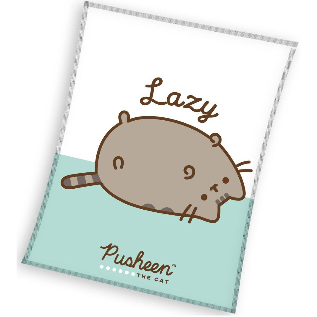 Pusheen Fleece blanket, Lazy - 130 x 170 cm - Polyester