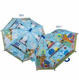 Floss & Rock Umbrella Rainbow Construction - 60 cm x Ø 66 cm - Changes color!