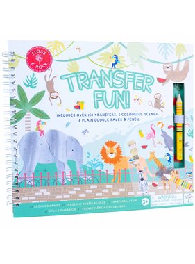 Floss & Rock Transfer Play/Drawing Book Jungle