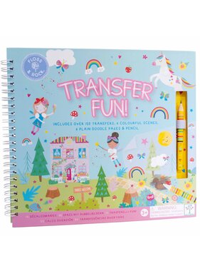 Floss & Rock Transfer Play/Drawing Book Rainbow Fairy