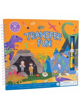 Floss & Rock Transfer Speel/Tekenboek Dino