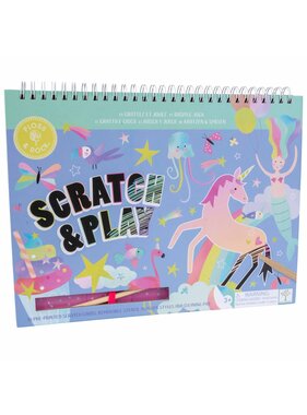 Floss & Rock Scratch and Play Drawing Book Fantasy