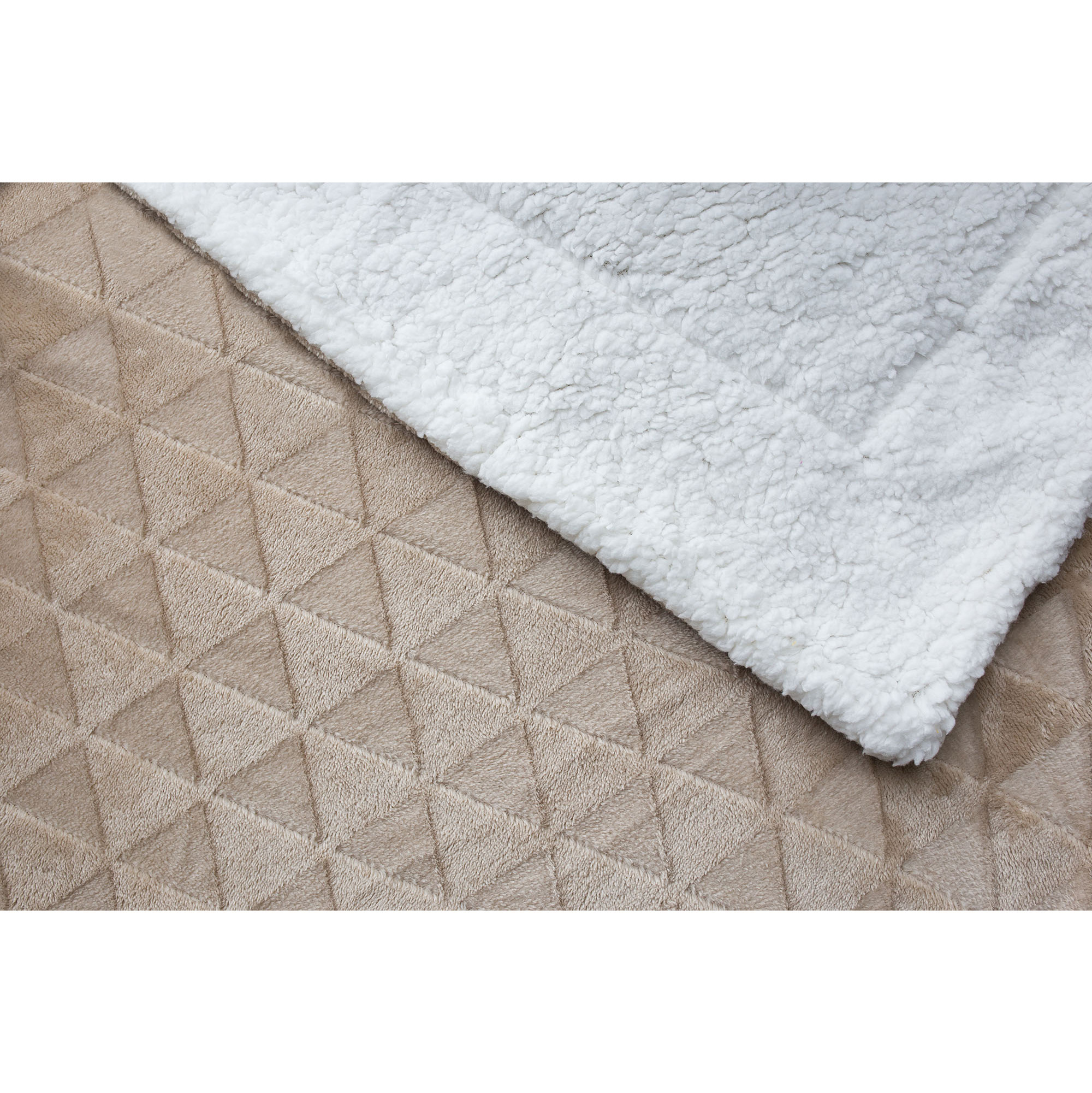 Sweet Home Sherpa Fleece plaid, Beige - 150 x 200 cm - Polyester