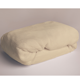 Sweet Home Fleece Teddy Fitted Sheet, Cream - 90 x 200 cm - Polyester