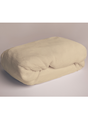 Sweet Home Fleece Teddy Fitted Sheet Cream 90 x 200 cm Polyester