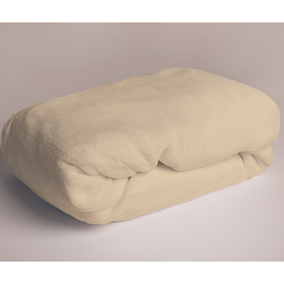 Sweet Home Fleece Teddy Fitted Sheet, Cream - 90 x 200 cm - Polyester