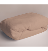 Sweet Home Fleece Teddy Fitted Sheet, Coffee - 90 x 200 cm - Polyester