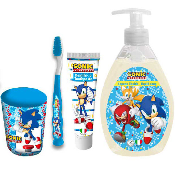 Sonic Set Hand Soap + Toothbrush + Toothpaste + Cup