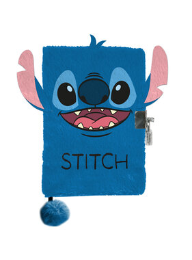 Disney Lilo & Stitch Diary A5 Blue - lined with lock - 15 x 21 cm