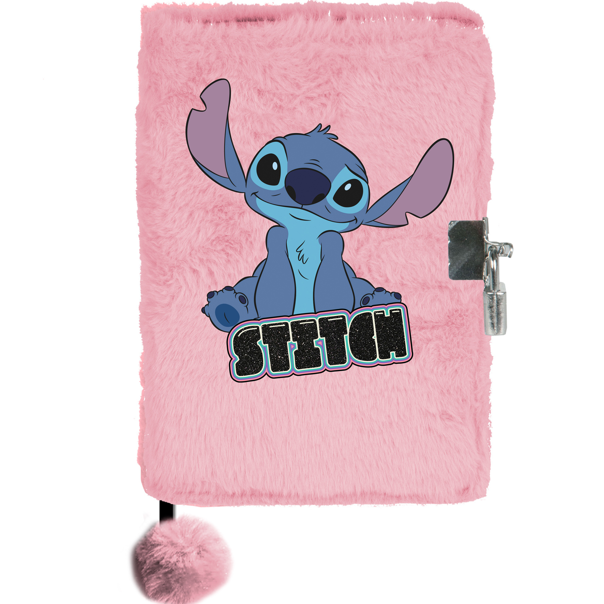 Disney Lilo & Stitch Diary A5 Pink - lined with lock - 15 x 21 x 3 cm
