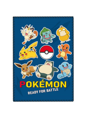 Pokemon Fleecedeken Battle 100 x 140 cm Polyester