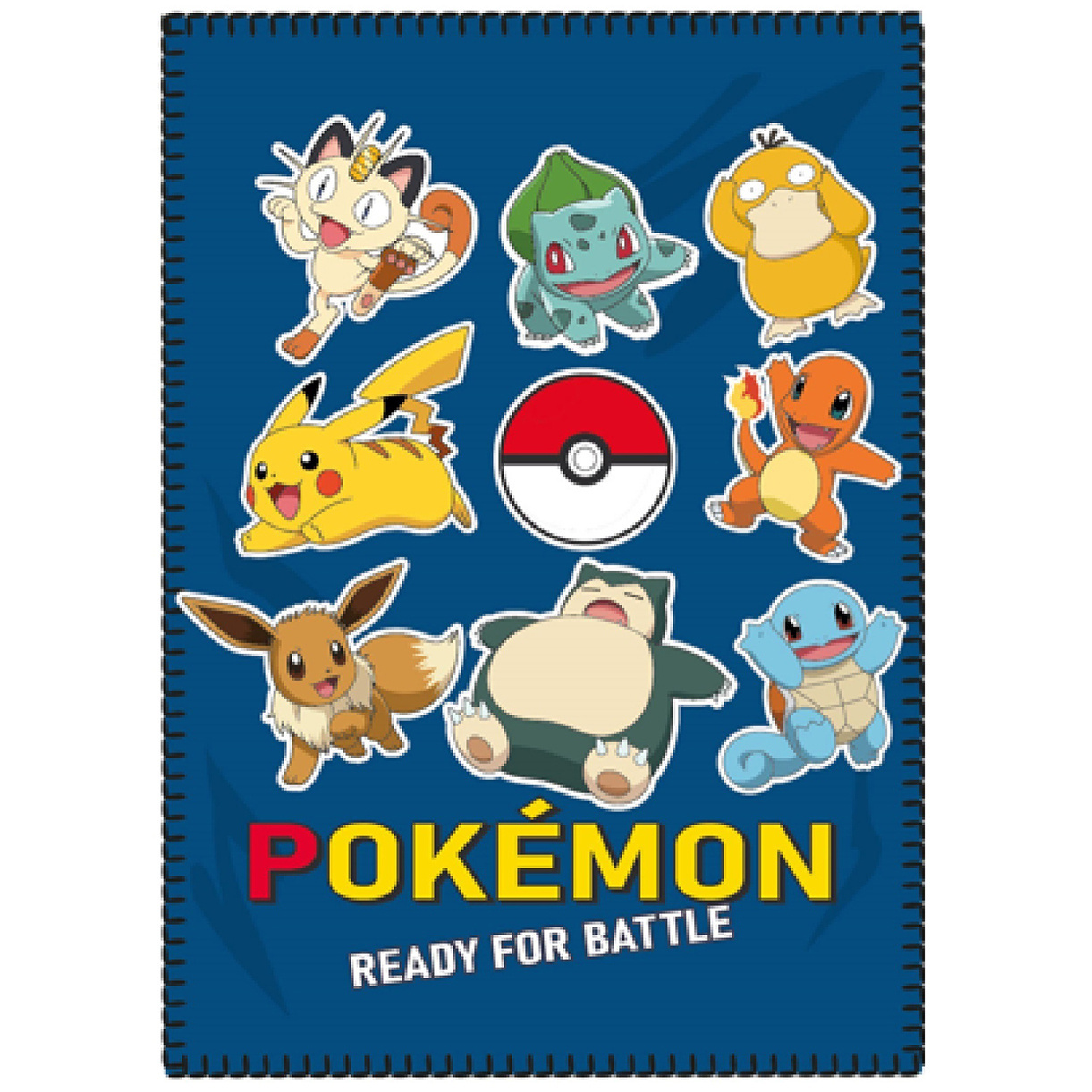 Pokemon Fleece blanket, Battle - 100 x 140 cm - Polyester
