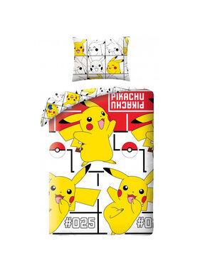 Pokemon Duvet cover #025 140 x 200 + 70 x 90 cm Cotton