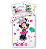 Disney Minnie Mouse Dekbedovertrek, Smile - Eenpersoons - 140 x 200 cm - Katoen