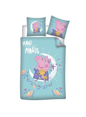 Peppa Pig Dekbedovertrek Make Your Own Magic 140 x 200 + 63 x 63  Polyester
