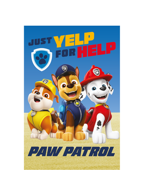 Paw Patrol Fleece blanket Yelp 100 x 140 cm Polyester