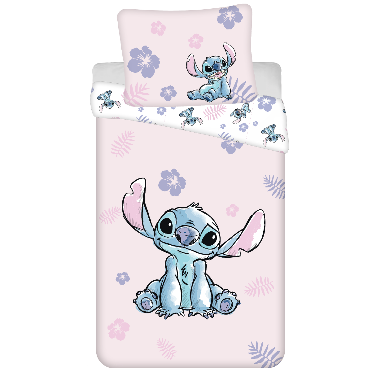 Disney Lilo & Stitch Dekbedovertrek Aloha - Eenpersoons - 140 x 200 cm  - Katoen