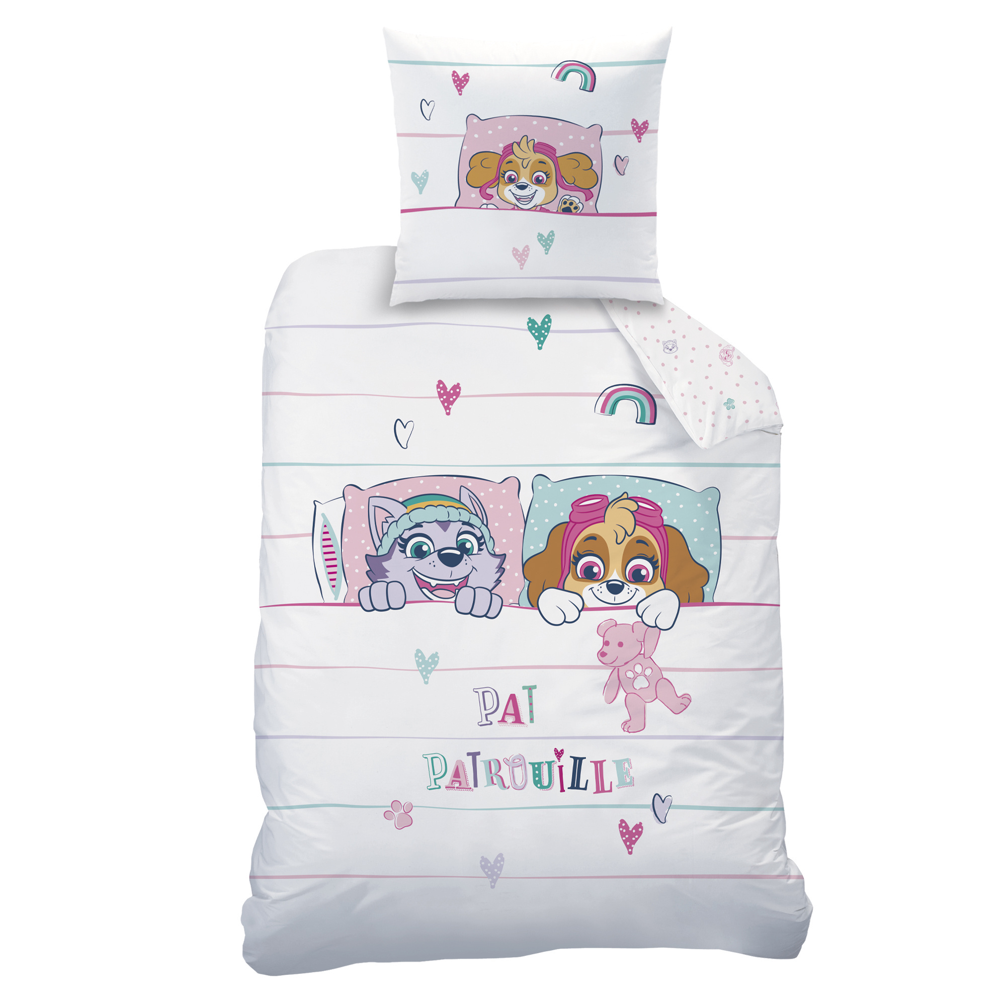 Paw Patrol Duvet cover Douce Nuit - Single - 140 x 200 cm - Cotton