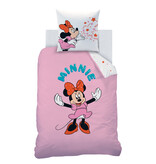 Disney Minnie Mouse Dekbedovertrek Happy - Eenpersoons - 140 x 200 cm - Katoen