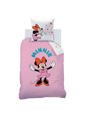 Disney Minnie Mouse Duvet cover Happy 140 x 200 + 63 x 63  cm Cotton