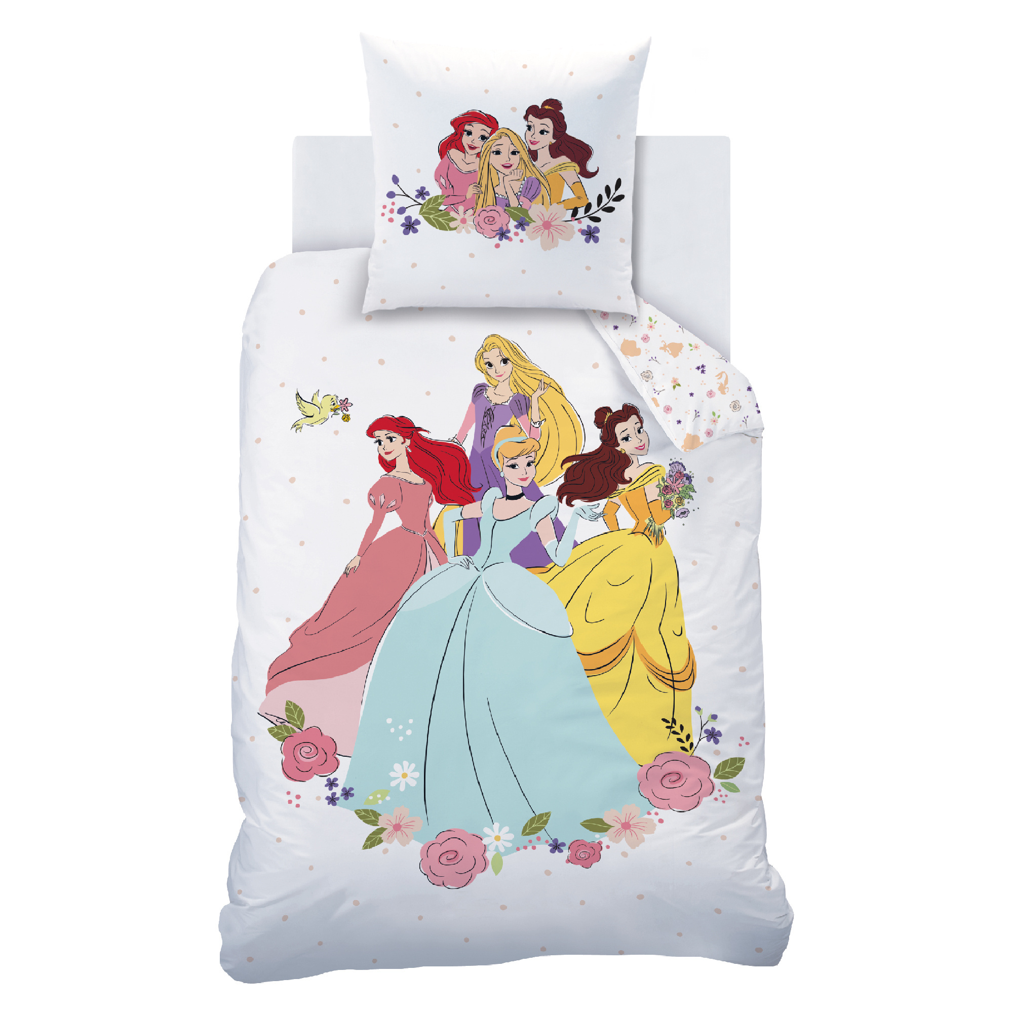 Disney Princess Duvet cover Ball - Single - 140 x 200 cm - Cotton