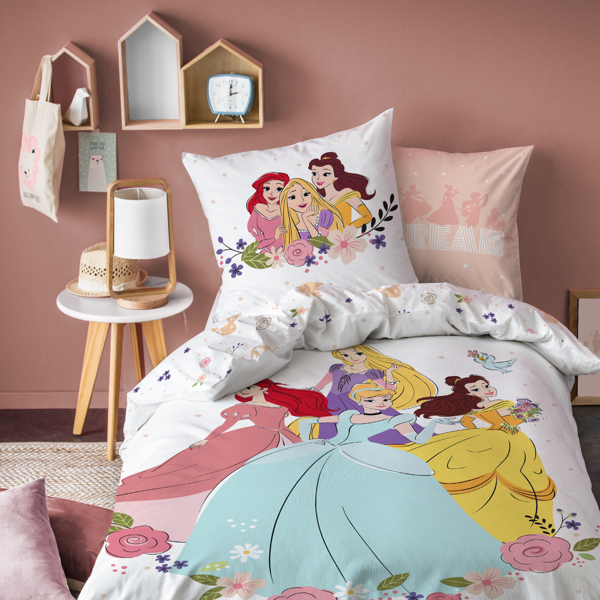 Disney Princess Duvet cover Ball - Single - 140 x 200 cm - Cotton