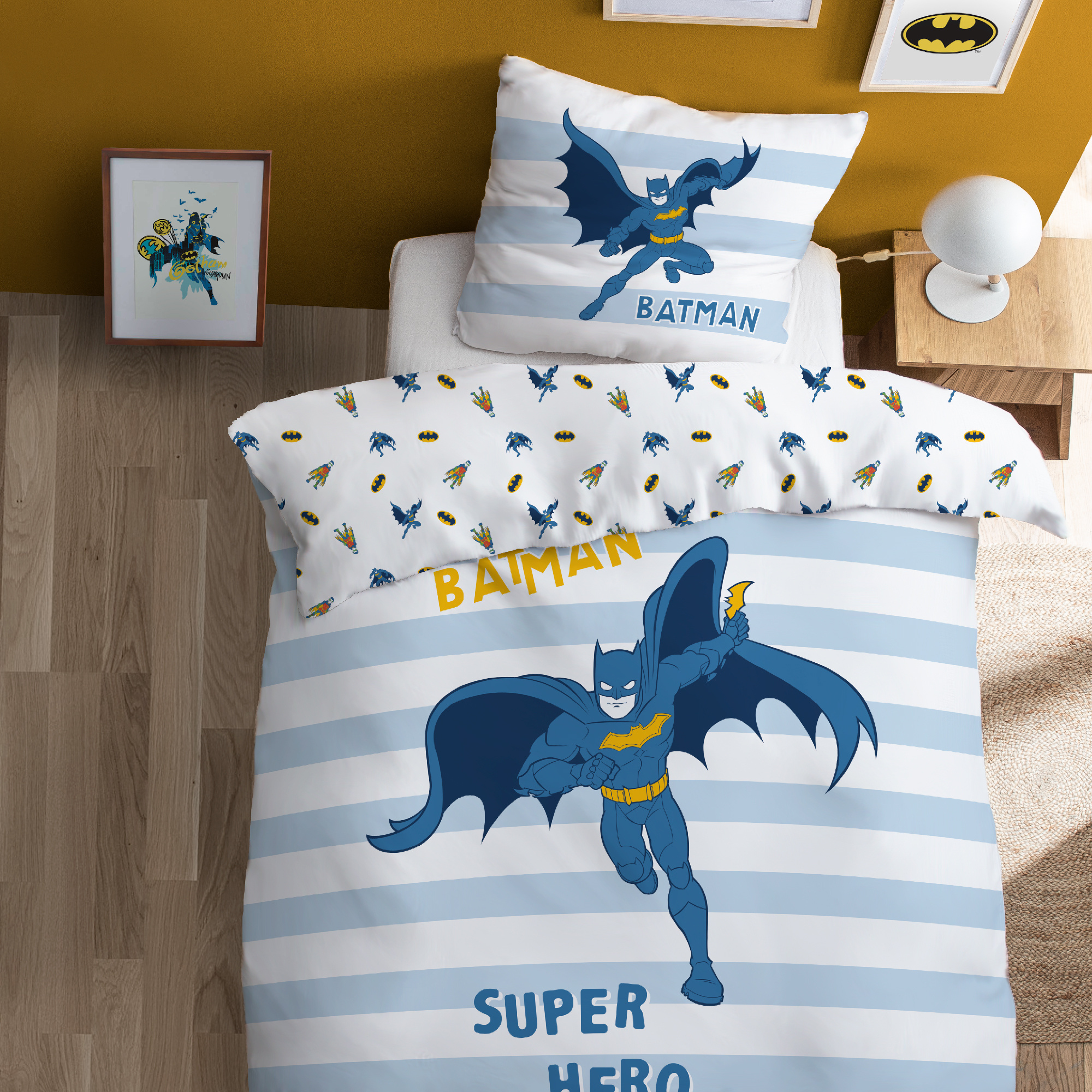 Batman Duvet cover Super Hero - Single - 140 x 200 cm - Cotton