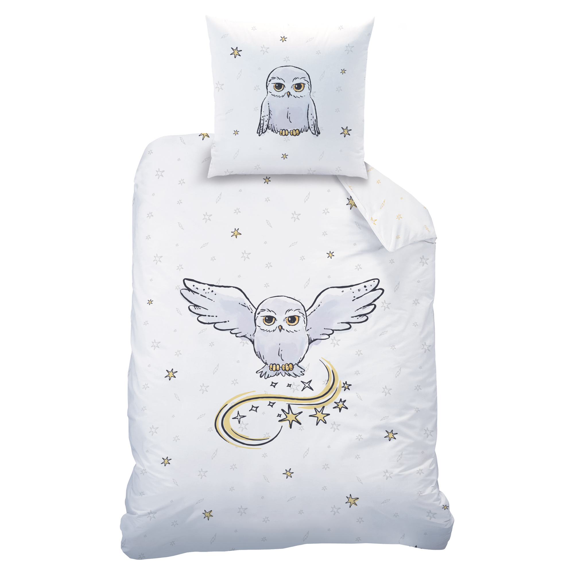 Harry Potter Duvet cover Owl - Single - 140 x 200 cm - Cotton