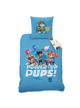 Paw Patrol Dekbedovertrek Power-Up 140 x 200 + 63 x 63 cm Katoen