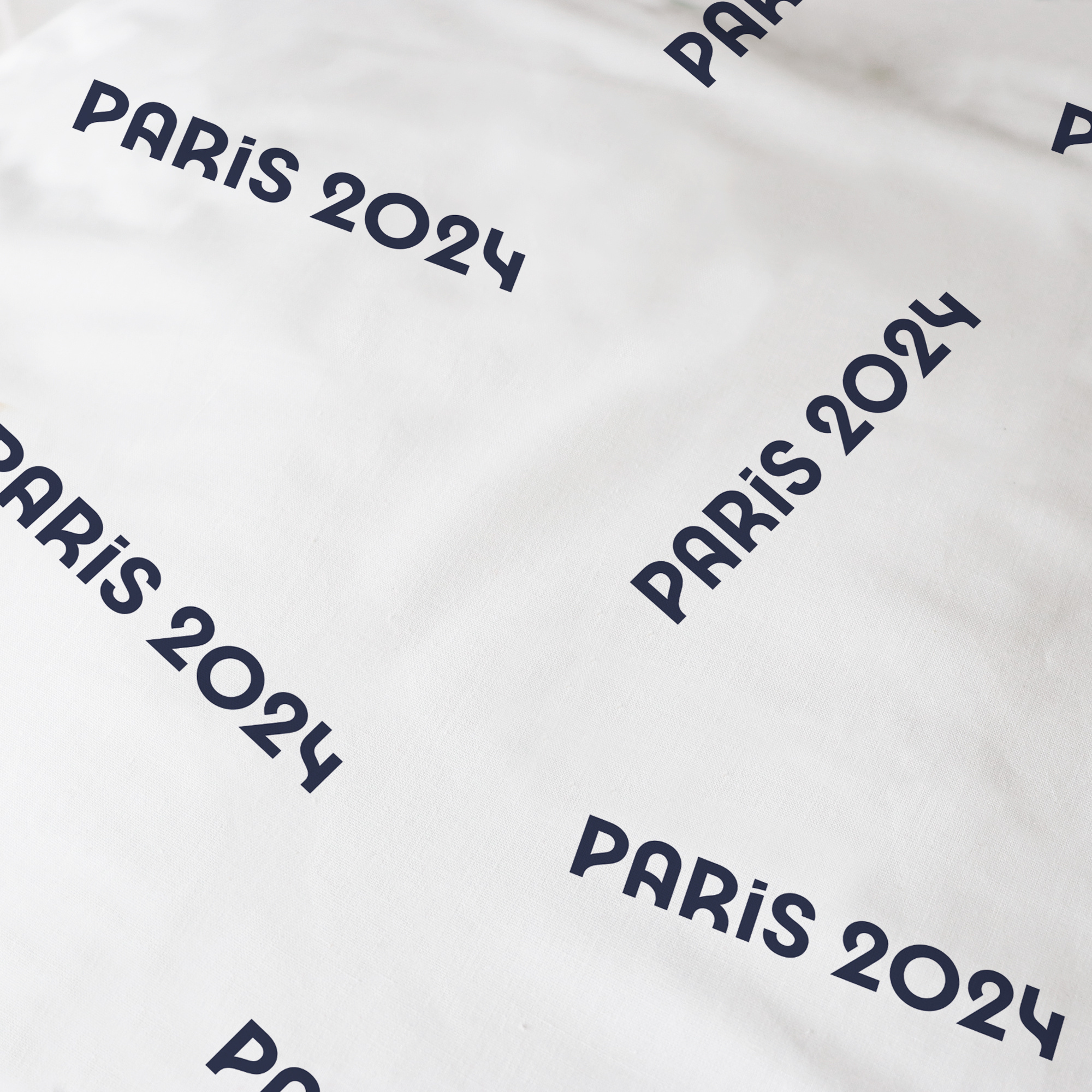 Olympische Spelen Dekbedovertrek, Parijs 2024 Essentials - Eenpersoons - 140 x 200 cm - Katoen