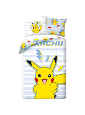 Pokemon Duvet cover Pikai 140 x 200 + 65 x 65 Cotton