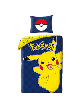 Pokemon Duvet cover Pokeball 140 x 200 + 65 x 65 Cotton