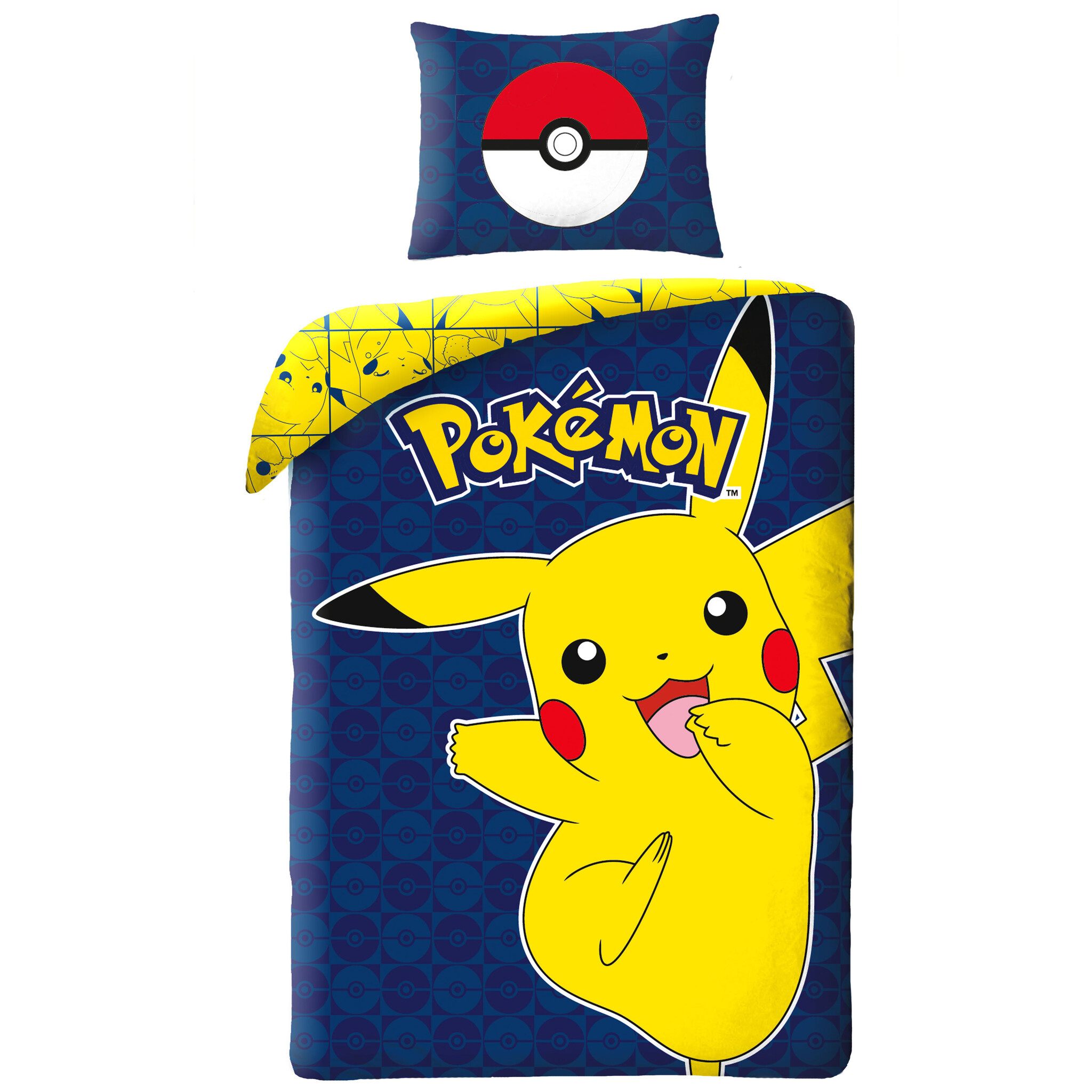 Pokemon Duvet cover, Pokeball - Single - 140 x 200 cm - Cotton