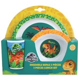 Jurassic World Roarrr breakfast set - 3 pieces - Polypropylene