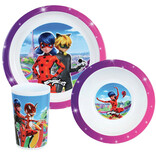 Miraculous Breakfast set Ladybug - 3 pieces - Polypropylene