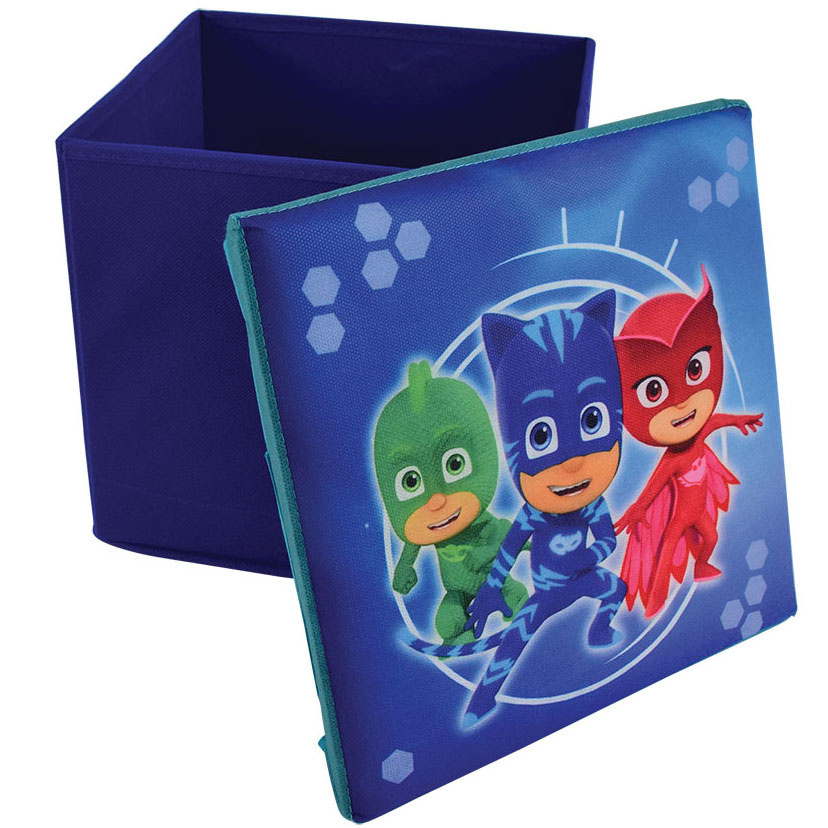 PJ Masks Foldable children's table and 2 stools, Power Heroes - 50 x 50 x 49 cm + 26 x 26 x 24 cm