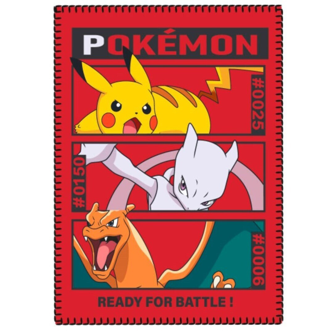 Pokemon Fleece plaid, Dream Team - 140 x 100 cm - Polyester