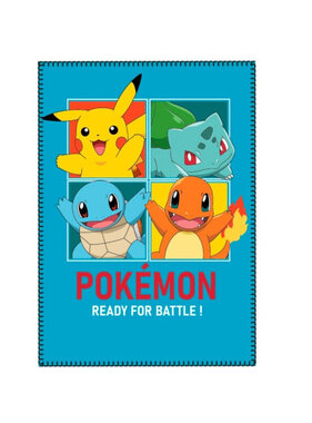 Pokemon Fleece plaid Ready for Battle 140 x 100 cm Polyester