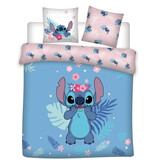 Disney Lilo & Stitch Dekbedovertrek Flower - Lits Jumeaux - 240 x 220 cm - Katoen