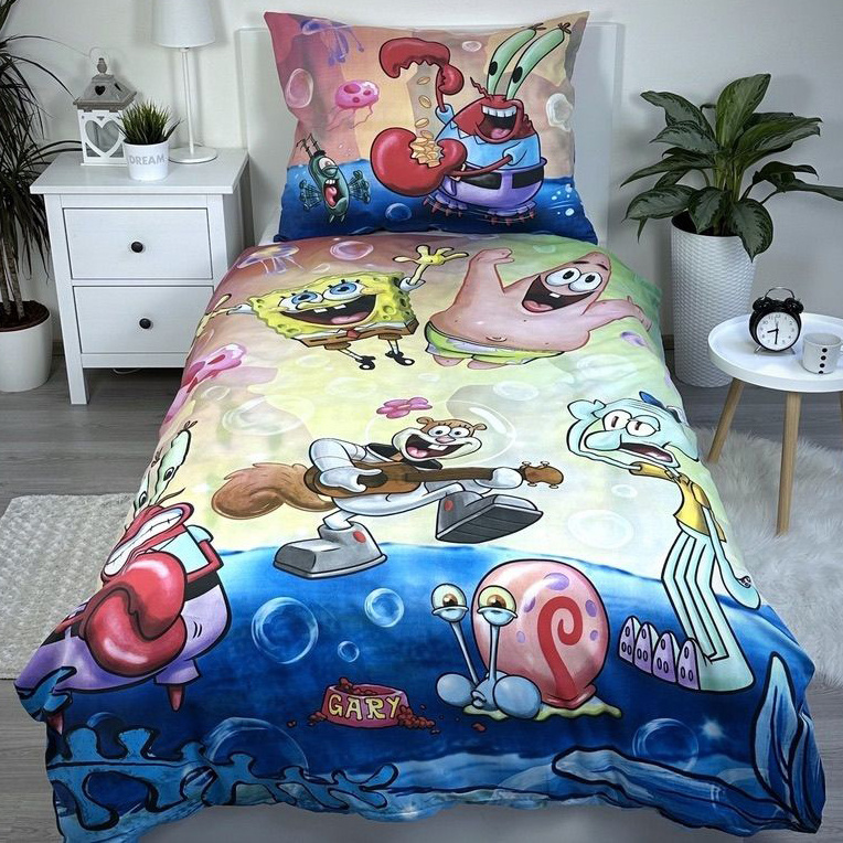 SpongeBob Duvet cover Bikini bottoms - Single - 140 x 200 cm - Polyester