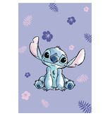 Disney Lilo & Stitch Fleece deken Flower - 100 x 150 cm - Polyester