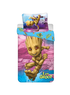 Groot Dekbedovertrek Flora Colossus 140 x 200 + 70 x 90 Katoen