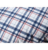 De Witte Lietaer Dekbedovertrek Tartan Blue Indigo - Tweepersoons - 200 x 200/220 cm - Katoen Flanel