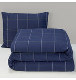 Moodit Duvet cover Ian Evening Blue - Single - 140 x 220 cm - Cotton Flannel
