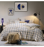 Moodit Dekbedovertrek Lipodo Cream - Lits Jumeaux - 240 x 220 cm - Katoen Flanel