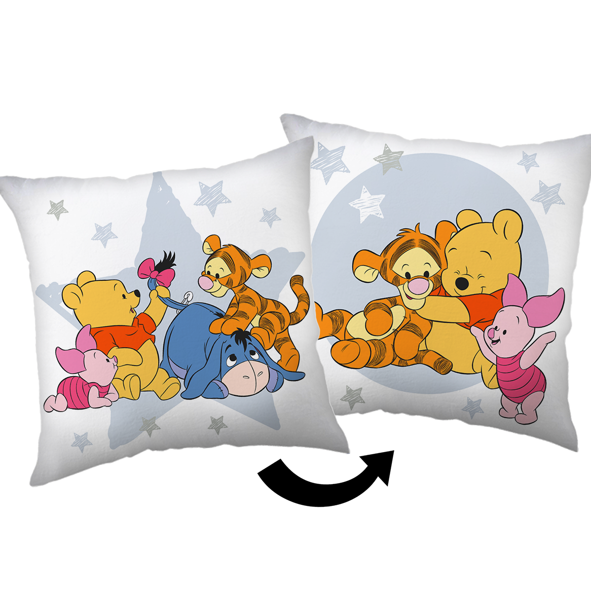 Disney Winnie the Pooh Decorative cushion Stars - 35 x 35 cm - Polyester