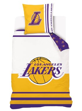 LA Lakers Dekbedovertrek Basketball 140 x 200 cm 70 x 90 cm Katoen