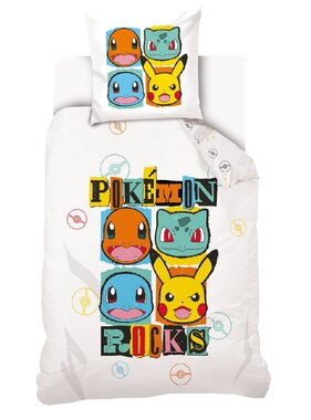 Pokemon Duvet cover Rocks 140 x 200 cm 70 x 90 cm Cotton